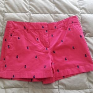 NWT Embroidered Boat Shorts